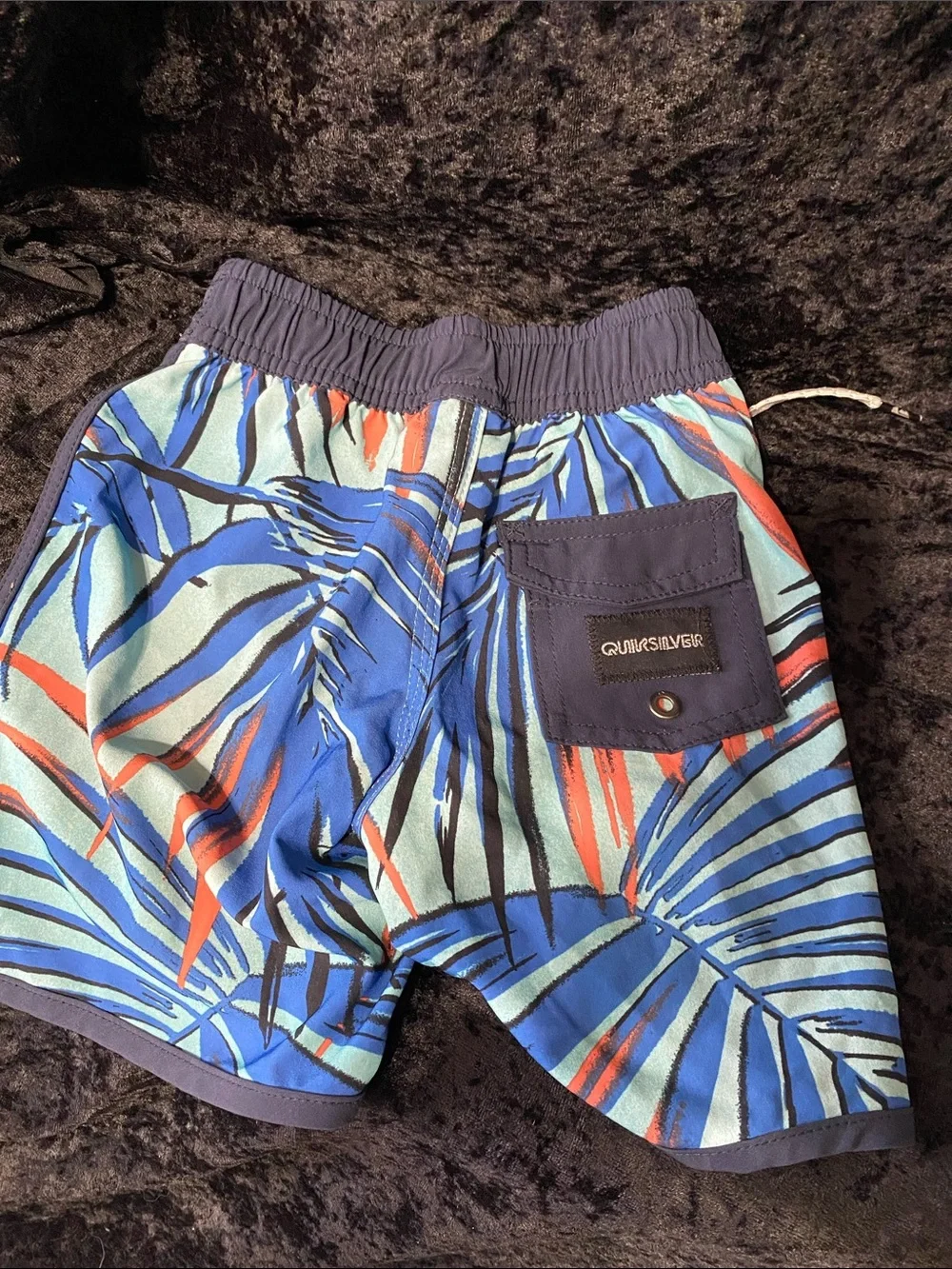 Marvel Red Spider-Man Swim Shorts & Quicksilver Multicolor Tropical Boardshorts